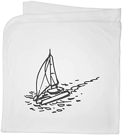 Азиеда „пловење катамаран“ памучно бебе ќебе/шал