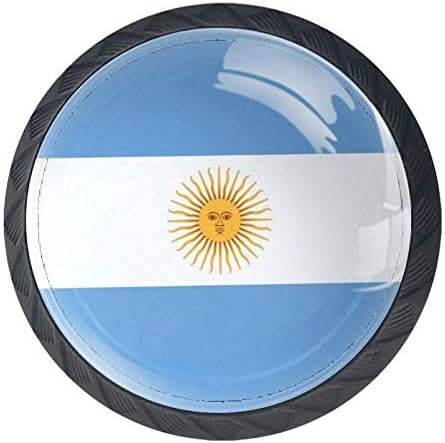 Знаме на Аргентина Фиока За Врати Повлечете Рачка Мебел Декорација За Кујнски Кабинет Облекување Маса
