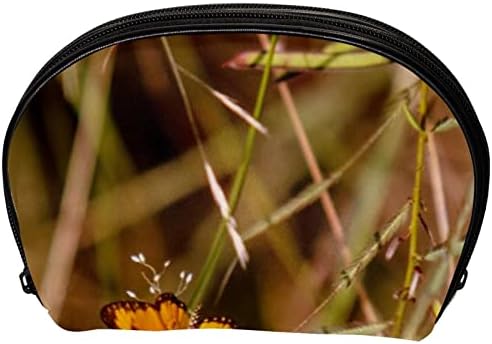 Патување Шминка Торба, Козметичка Торба Сочинуваат Организатор Случај, За Жени Чанта За Тоалети Додатоци Четки ,umn Диви Цвеќиња Пеперутка