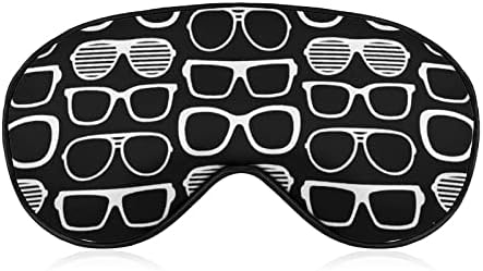 Очила За Сонце Мека Маска За Очи Капак Ефективно Засенчување Удобност На Очите Маска за Спиење Со Еластичен Прилагодлив Ремен