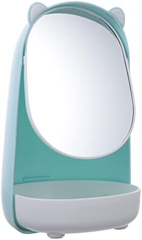 Weemoon Baby Mirror 2 компјутерски огледало со шминка со организатор за шминка со огледало за зголемување на огледалото за козметички