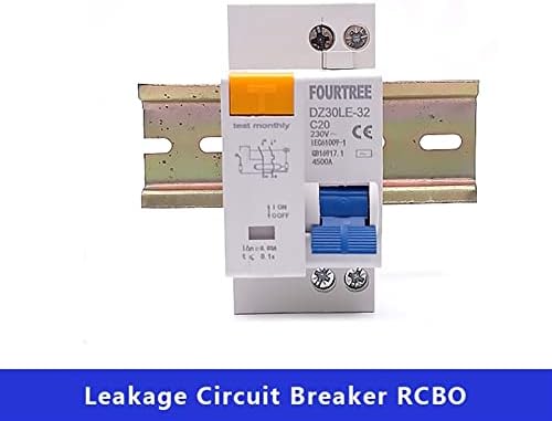 HALONE 1PCS DPNL DZ30L 230V 1P+N Преостаната струјно прекинувач на струјно коло со над и заштита од кратко истекување RCBO MCB