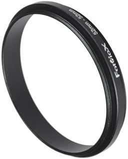 Fotodiox 49mm-52mm, 49-52mm макро-кружен обратен прстен, анодизиран црн метален прстен, за Nikon, Canon, Sony, Olympus, Pentax, Panasonic,