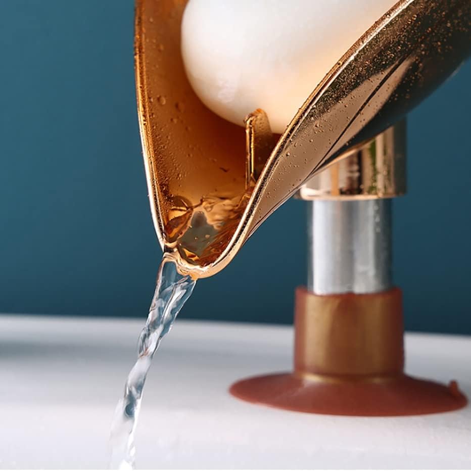 DHDM вшмукување чаша сапун сапун за бања за туш за бања Преносен лисвен сапун држач за пластични решетки за складирање за додатоци за бања