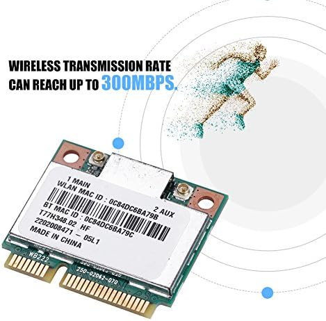 Картичка Мрежа Атерос AR5B22, Двојна Бенд Безжични Мини PCI-Е 802.11 N Wlan Картичка, 300m Картичка 4.0 Комбо 2.4 &засилувач; 5Ghz