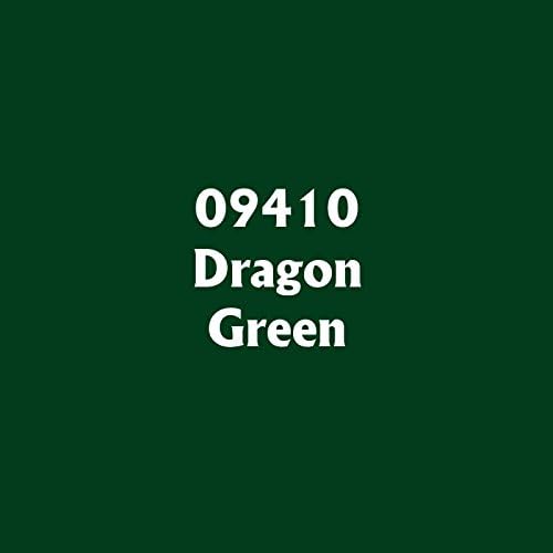 Reaper Miniatures Dragon Green Green Acrylic Reaper Master Series Hobby Paint .5oz Dropper шише