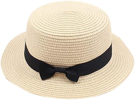 Слама капа цврста плажа сонце визир дами капа женски врвен сонце лето бејзбол капачиња потресена бејзбол капа на жени