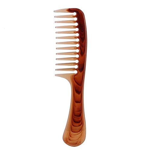 Hair Comb- a Handle Hair Comb Wide Tooth Comb Detangling Hair Brush Wide Comb Detangler Comb Paddle Hair Comb Care Handgrip Comb-Best Styling