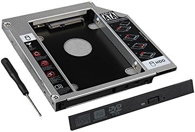 9.5 мм SATA 2-ри HDD SSD Комплет Хард Диск Caddy Случај Фиока За ЛАПТОП ЦД ДВД - Ром Оптички Залив Диск Слот