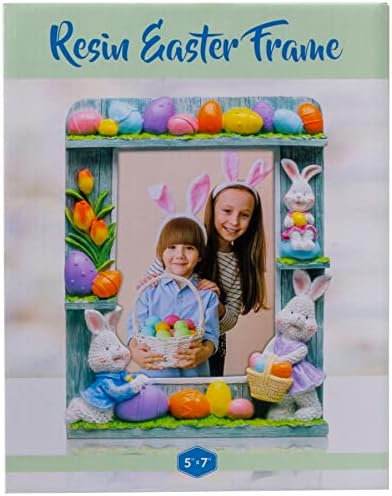 Фини фото подароци 5 x 7 зајачиња и јајца од смола за велигденска рамка за слики