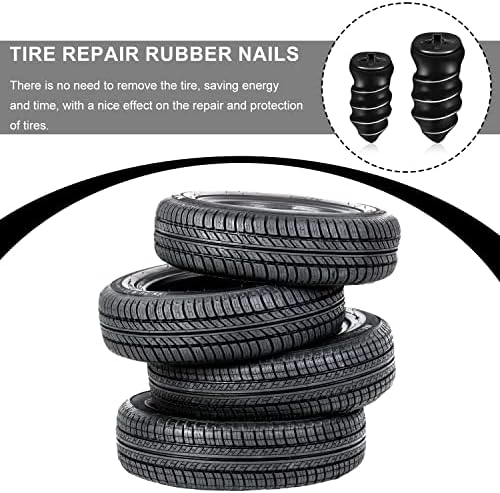 Поправки за поправка на гуми од 100 парчиња автомобили, завртки за гумени гуми со приклучоци за поправка на гумени гумени гуми за