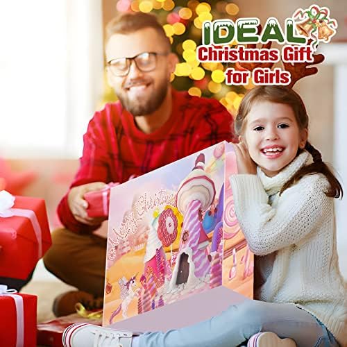 Доаѓањето Календар За Девојки | Одбројувањето Доаѓањето Календар Деца | 24 Дена Одбројува Подароци | Изненадување Девојки Накит Сет | Одмор Забава