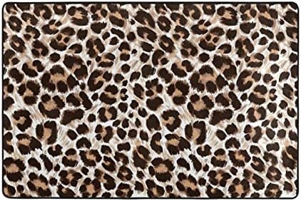 Голем мек простор килим леопард расадник за печатење на кожата Плејматски килим за деца играат соба за спална соба за дневна соба 3