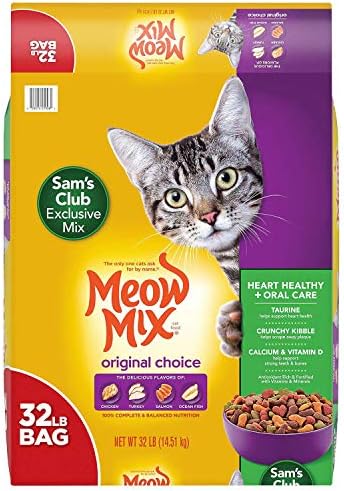 Meow измешајте оригинален избор на суво мачки храна
