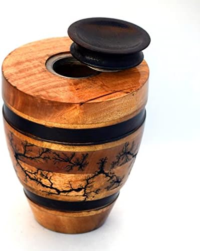 Дрвена кутија за урна | Дрвена урна за човечка пепел | Антички дрвени урни садови | Кремација Урна за пепел | Рачно изработена дрвена урна