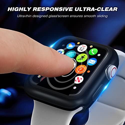 Oribox Ultra Think Case компатибилен со Apple Watch Series 3 и Apple Watch Series 2, TPU HD целосен заштитен случај на покритие