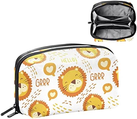 Здраво Лав Животно Шминка Торба Патент Торбичка Патување Козметички Организатор За Жени И Девојки
