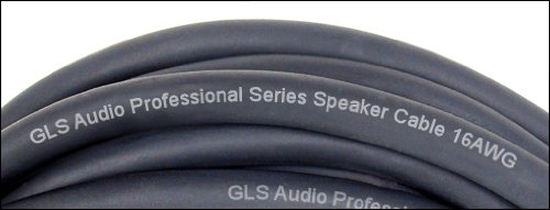 ГЛС Аудио Звучник Кабел 1/4 до 1/4 - 12 AGG Професионални Бас/Гитара Звучник Кабел За Засилувач-Црна, 12 Ft.
