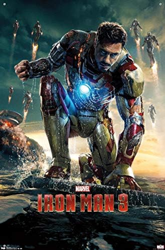 Марвел Филмски Универзум - Железен Човек 3 - Еден Лист Ѕид Постер Со Притисни Иглички