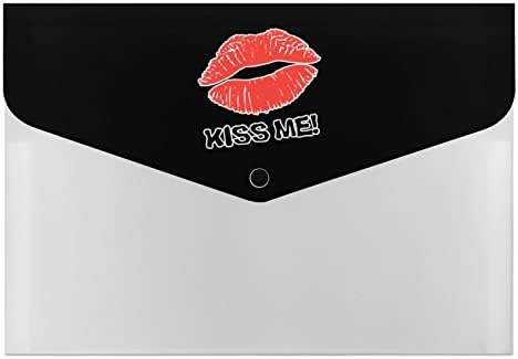 Бакни Ме Усни Пластични Папки Со датотеки со 6 Оддели Шарени Печатени Хармоника Организатор На Документи Голем Капацитет