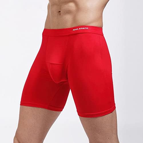 Менс атлетска долна облека мажите секси излегување со тесни панталони удобни боксери за дишење на задникот