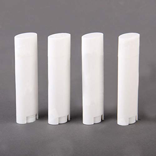 Fzbnsrko 5ml 100 парчиња празни овални дезодорантни цевки за мелем за усни за пополнување мини-контејнери за мини-големина за патни