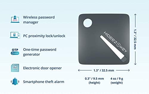 Хидез Клуч 2: Безжичен Bluetooth Менаџер На Лозинка, Двофакторна Автентикација, Универзален Безбедносен Клуч, Рфид Дигитален Привезок За Врата-Вселенско