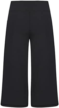 HOT6SL хеланки со џебови за жени, женски јога панталони со високи хеланки на половината Контрола на стомакот за атлетски панталони за вежбање