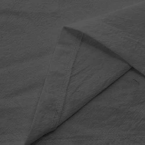 Женски обични хартиени торбички шорцеви влечејќи еластични памучни постелнини од памук лето лабава удобна шорцеви на плажа со џебови