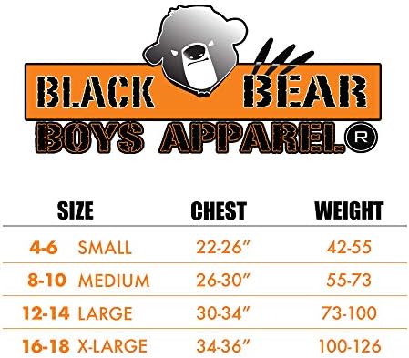Атлетска маица на Black Bear Boys-4 пакувања со активни перформанси со суво вклопување во спортска тита