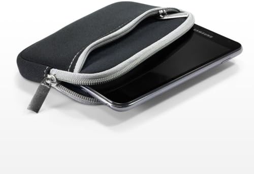 Case Boxwave Case компатибилен со Sony Xperia M2 - Softsuit со џеб, мека торбичка Неопрена покривка на ракав Зипер џеб за Sony Xperia M2 - jet