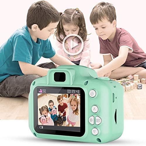 XBKPLO Најдобра дигитална камера за деца, 1080p FHD деца дигитална видео камера со 2 инчен IPS екран и 32 GB SD картичка за 3-10