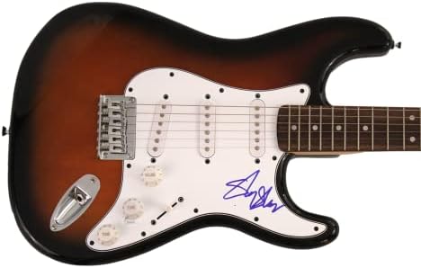 Sly Stone потпишано автограм со целосна големина Fender Stratocaster Electric Guitar W/ James Spence JSA Автентикација - Sly and The Familt Stone,