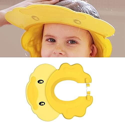 Бебе туш капаче штит капа за туширање за деца за деца и уво заштита за деца симпатична форма бебе туш шампон капа