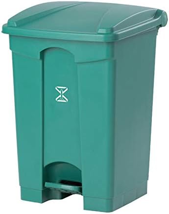 Sutey отвор на отворено конзерва за отпадоци од отворено може да го сортира отпадот од отпадот од типот на педалот со капакот 11,8 галон пластична