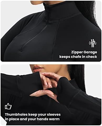 Gymенски виножито женски исечен тренингот jakcets половина зип пулвер џемпер за џемпери со долги ракави кошули за вежбање атлетски