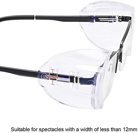 Безбедносни очила за борба против магла и 10 пара странични штитови за пакети за очила на рецепт