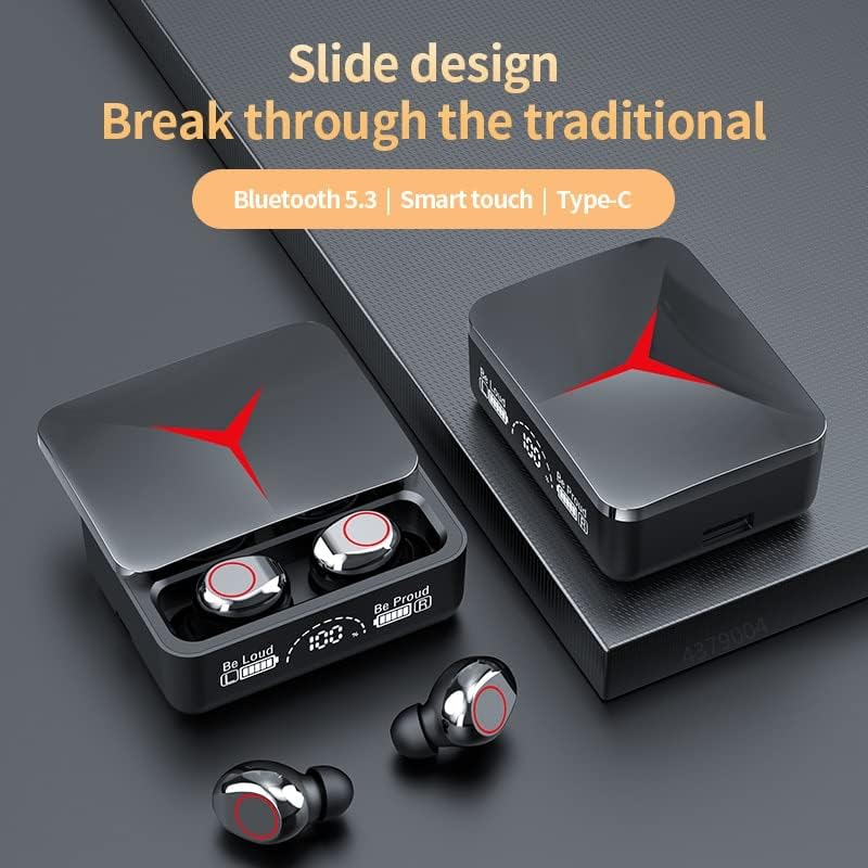 Слушалките за слушалки со Bluetooth Bluetooth безжичен Blu 2023 Нови Bluetooth 5.3 безжични TWS слушалки водоотпорни бучава за откажување