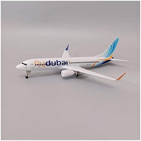 Модели на авиони Appliqe 20 см за Дубаи авиокомпанија B737 Die Cast Airplane Model Dubai Boeing 737-800 модел на авион со графички приказ