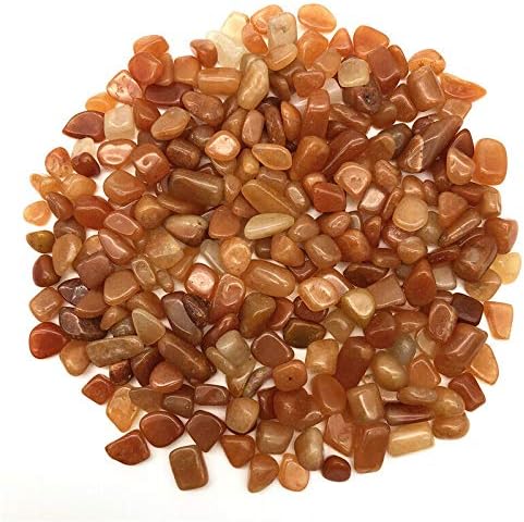 Heeqing AE216 50g 7-9 mm природна црвена авентурин кристална жад полирана паднати камења заздравување на природни камења и минерали кристал