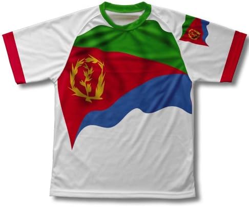 Техничка маица Scudopro Eritrea Flag за мажи и жени