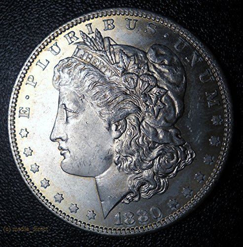 1880-S Морган сребрен долар брилијантен нециркулиран