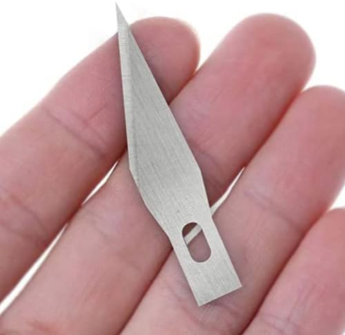 Seworroo занаетчиски занаетчиски занаетчиски занаетчиски ножеви ножеви 50 парчиња прецизни ножеви замена на лопати хоби лопатки поставени