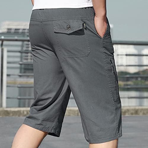 Машки шорцеви за мажи, модни патеки на отворено, џебни шорцеви спортови комбинезори за секојдневни панталони за панталони