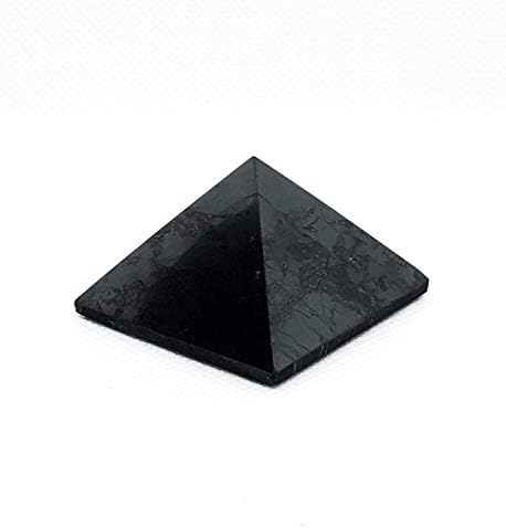 Pachamama Essentials Shungite Set, сеопфатен сет за подароци за заштита на EMF | Комплетот за камен од шангит содржи пирамида 2 , нараквица од