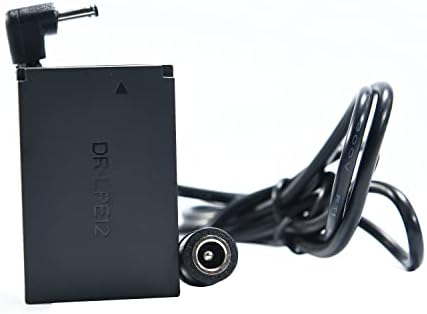 DSTE ACK-E12 AC Адаптер за напојување LP-E12 Dummy Battery комплет компатибилен за Canon EOS M, EOS 100D, EOS Rebel SL1, EOS Kiss X7 Дигитална