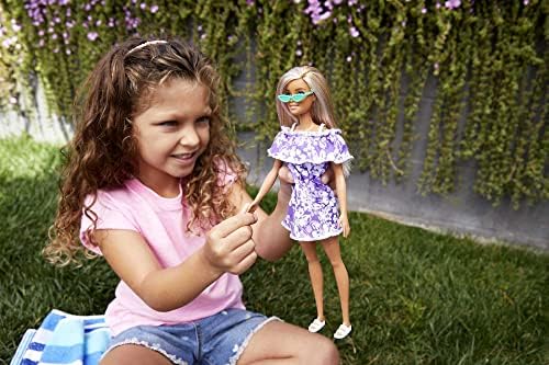 Барби Сака Океанот Плажа-Тематските Кукла, Направени Од Рециклирана Пластика, Носат Мода &засилувач; Додатоци, Подарок за 3