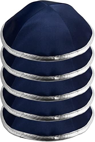 Пакет Holyudaica од 5 -PC - HQ сатен/постелнина/кадифе/сурова свила/велур Кипах за мажи, капа на Јамака дизајниран во Израел -
