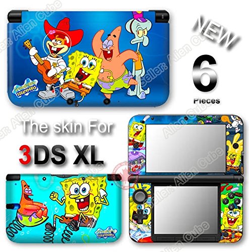 Spongebob SquarePants Нова кожа винил налепница за налепница 1 за оригинален Nintendo 3DS XL