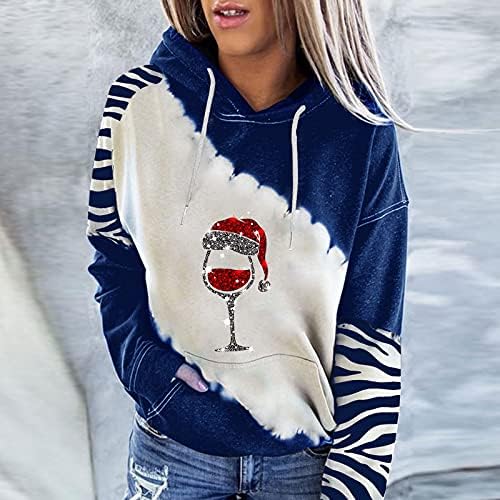 Zl geqinai худини жени пуловер графички плус големина преголема дуксерка дуксери патки влечење на џемпери за џемпери надвор од облека